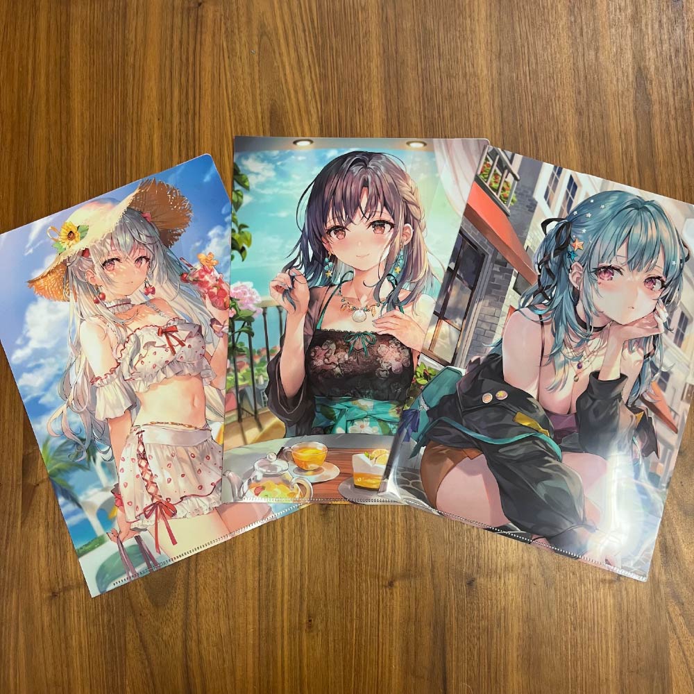 カントク先生 クリアファイルセット カントク】クリアファイルセット・軸中心祭セット | アール